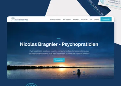 Création de logo et site internet pour un psy