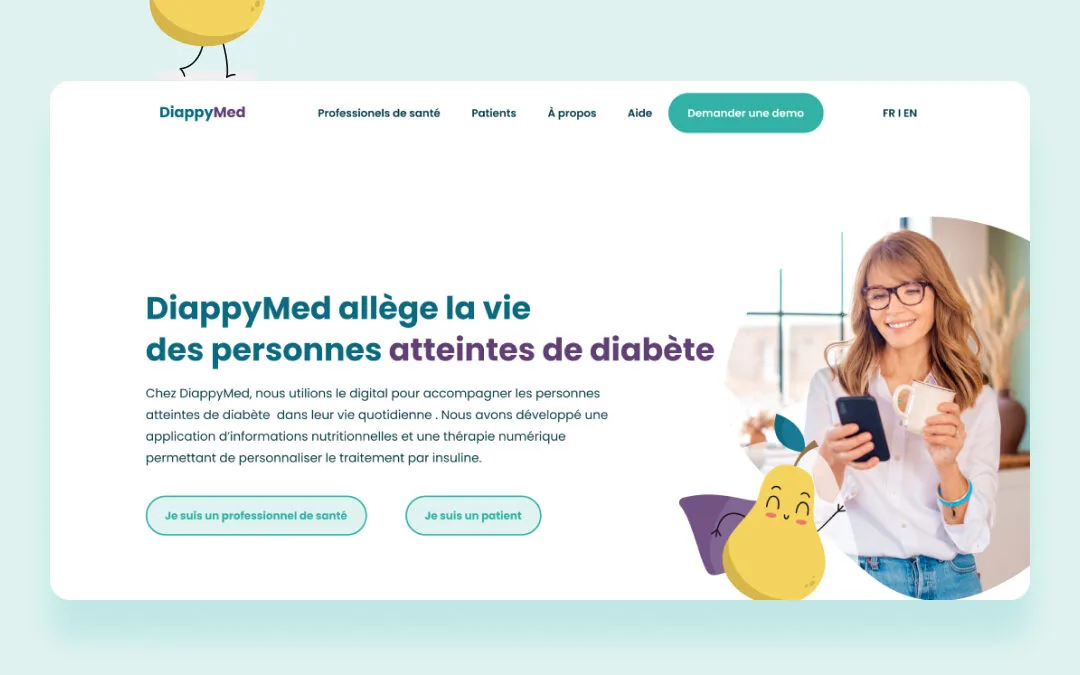 Refonte du site internet de DiappyMed