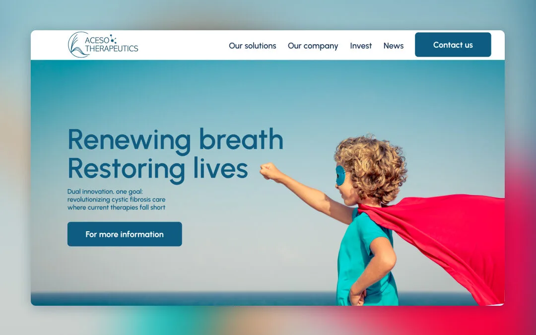 Landing page Aceso therapeutics