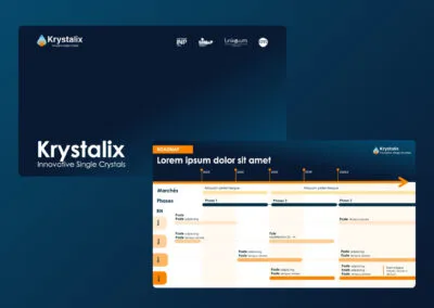 Pitch Deck de Start-up Deeptech : Krystalix