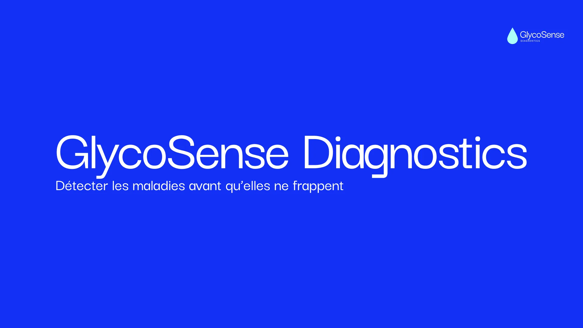 Couverture du Pitch GlycoSense